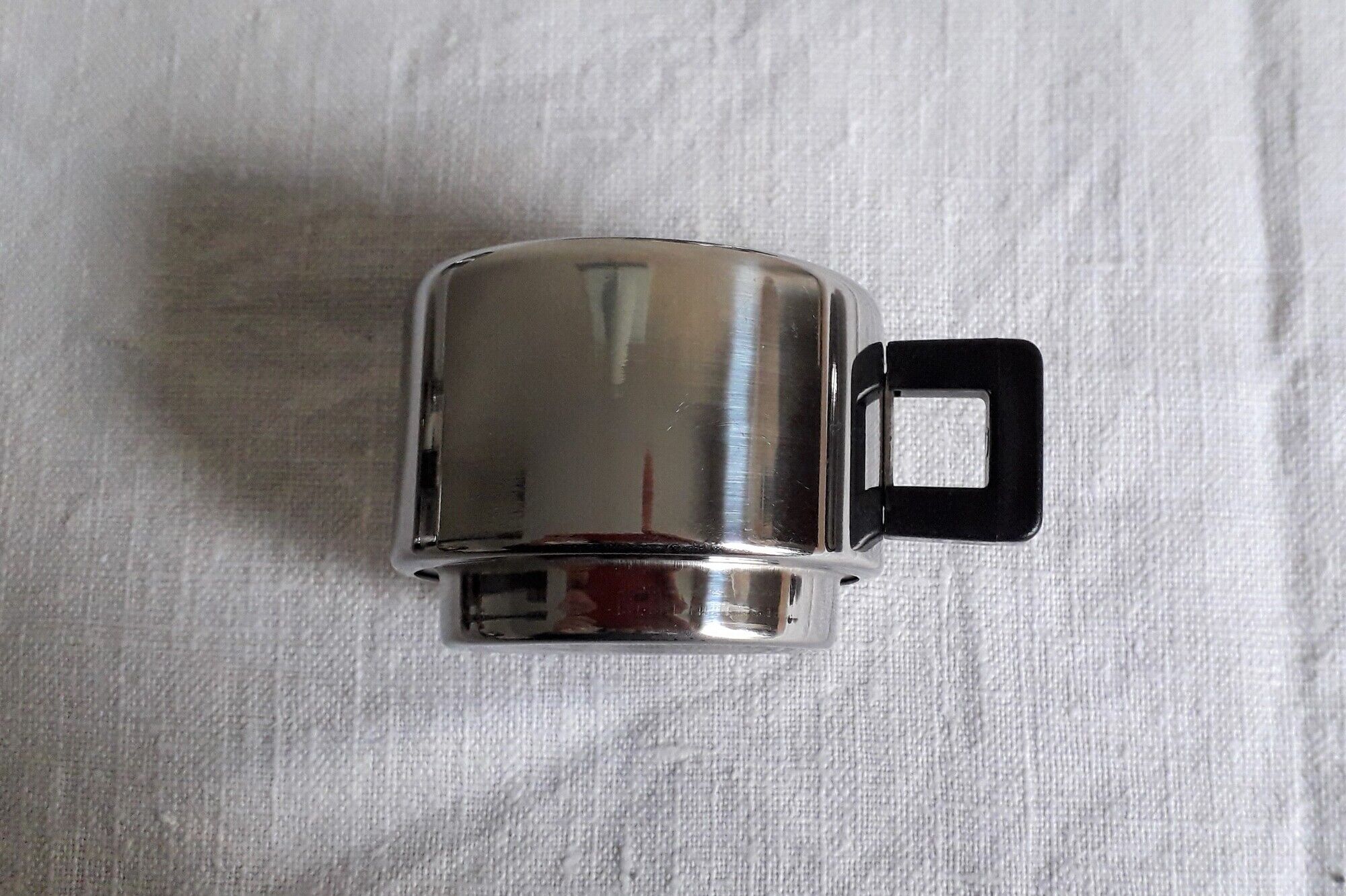 Set of 4 cups Casalinghi Sto made in Italy stainless steel 18/10