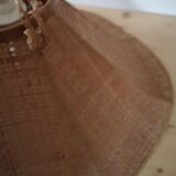 Vintage wicker pendant light
