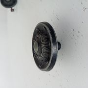 Pair of solid aluminium Victorian-style handles