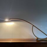 Lampe minimaliste en bois 1980