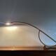 Lampe minimaliste en bois 1980
