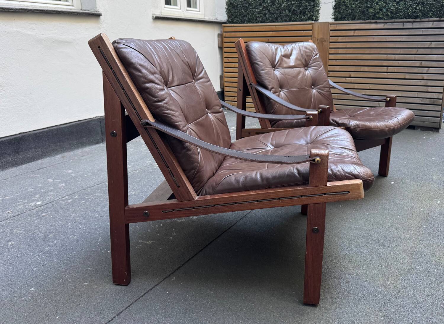 Chaise vintage Torbjørn Afdal "Hunter" pour Bruksbo, 1960