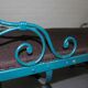 Foldable metal daybed with new webbing and upholstery