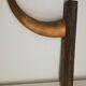 Cow horn coat holder