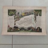 Map ancient Eastern Pyrenees