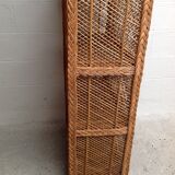 Vintage rattan shelf