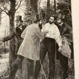 Illustration “The Interrupted Duel”José Garneloalda... 61cmx41cm