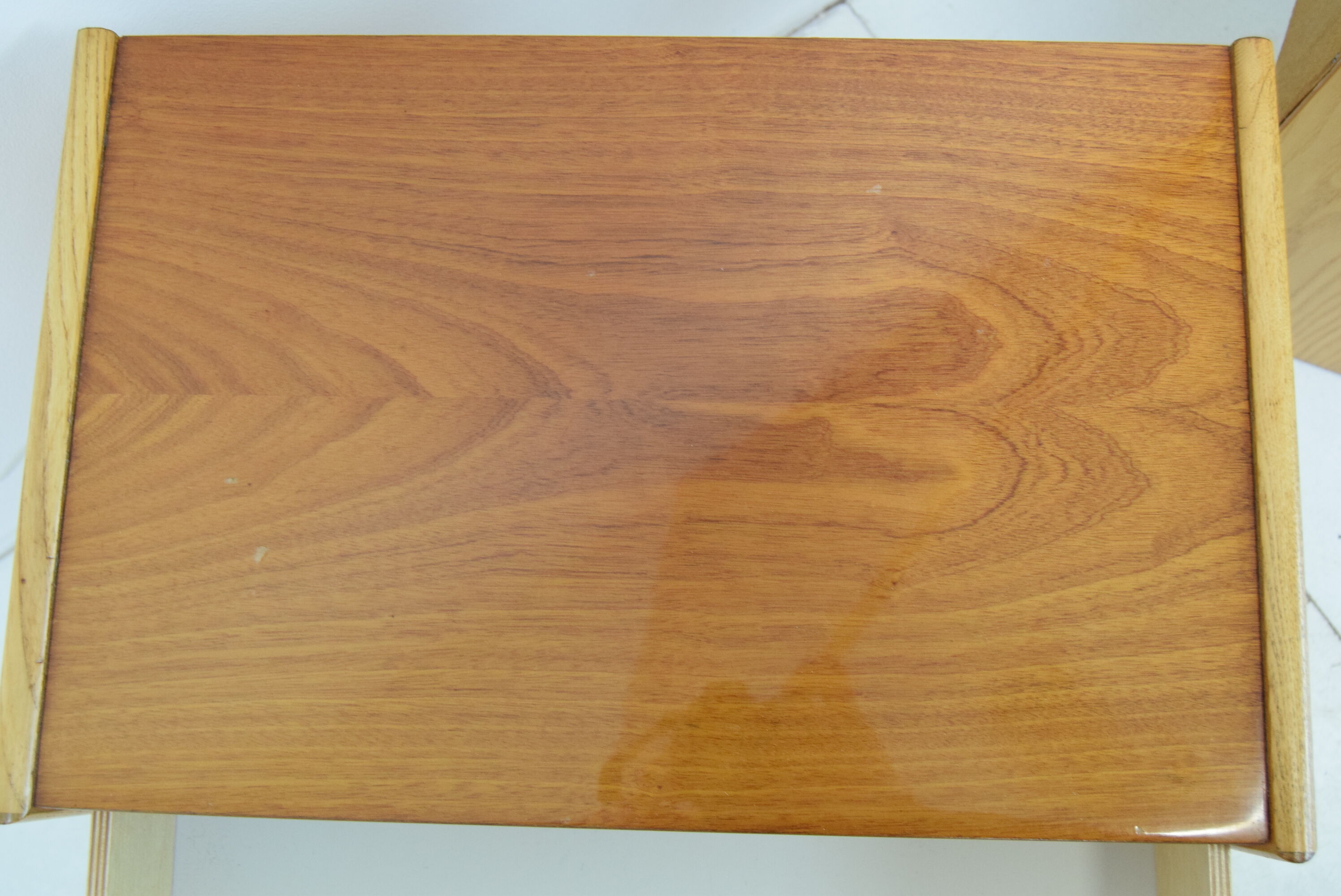 Pair of mid-century Bedside Tables,Bucovice,1970's.