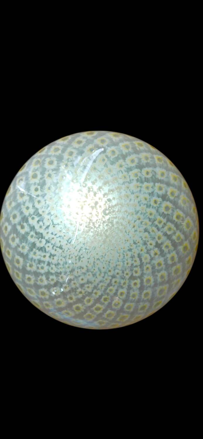 Barovier Toso ceiling light, mille-fleurs design, Murano glass, Italy, 1970