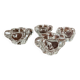 Daum crystal salt and pepper shaker duo