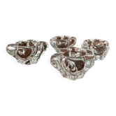 Daum crystal salt and pepper shaker duo