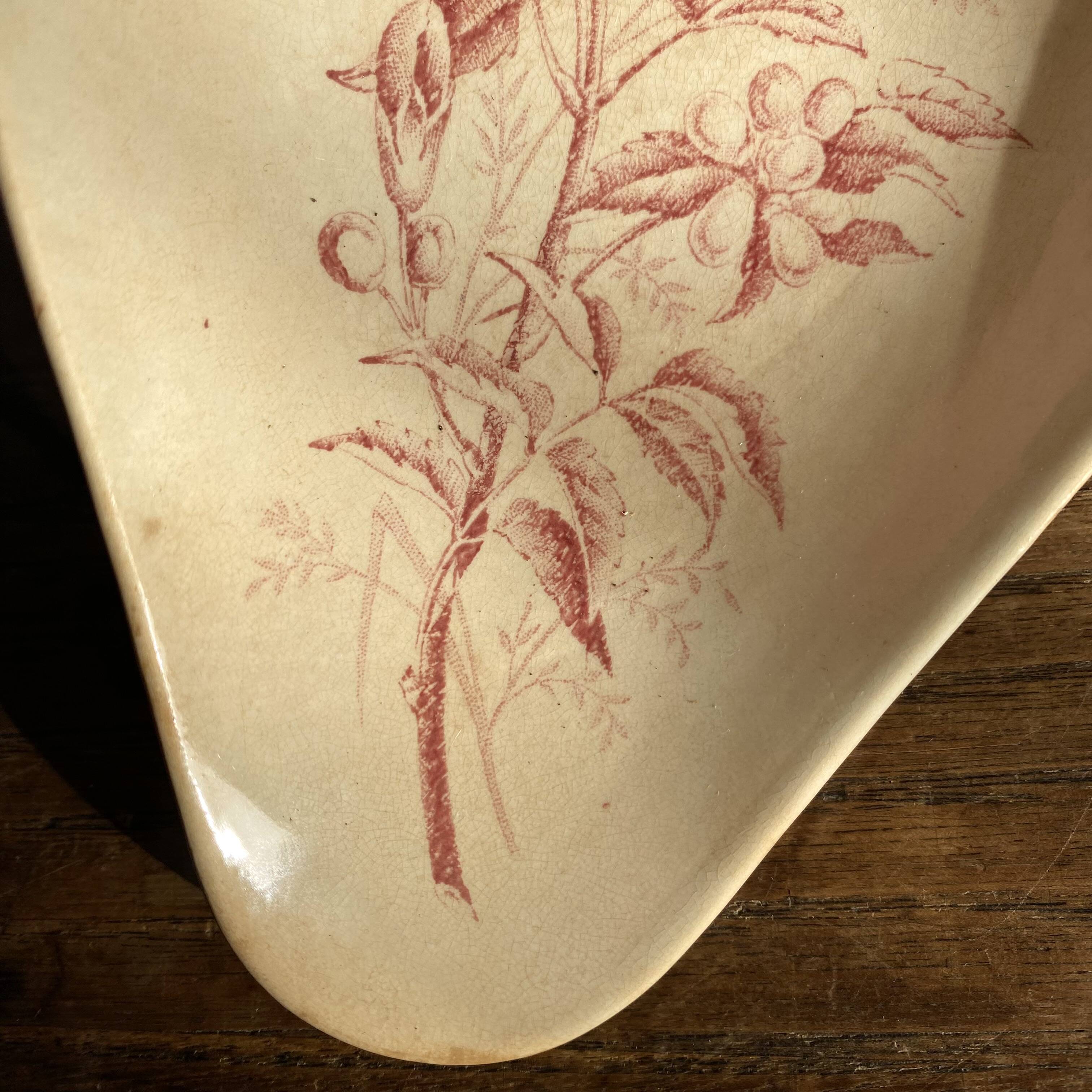 Badonviller ironstone dish with Virginia jasmine