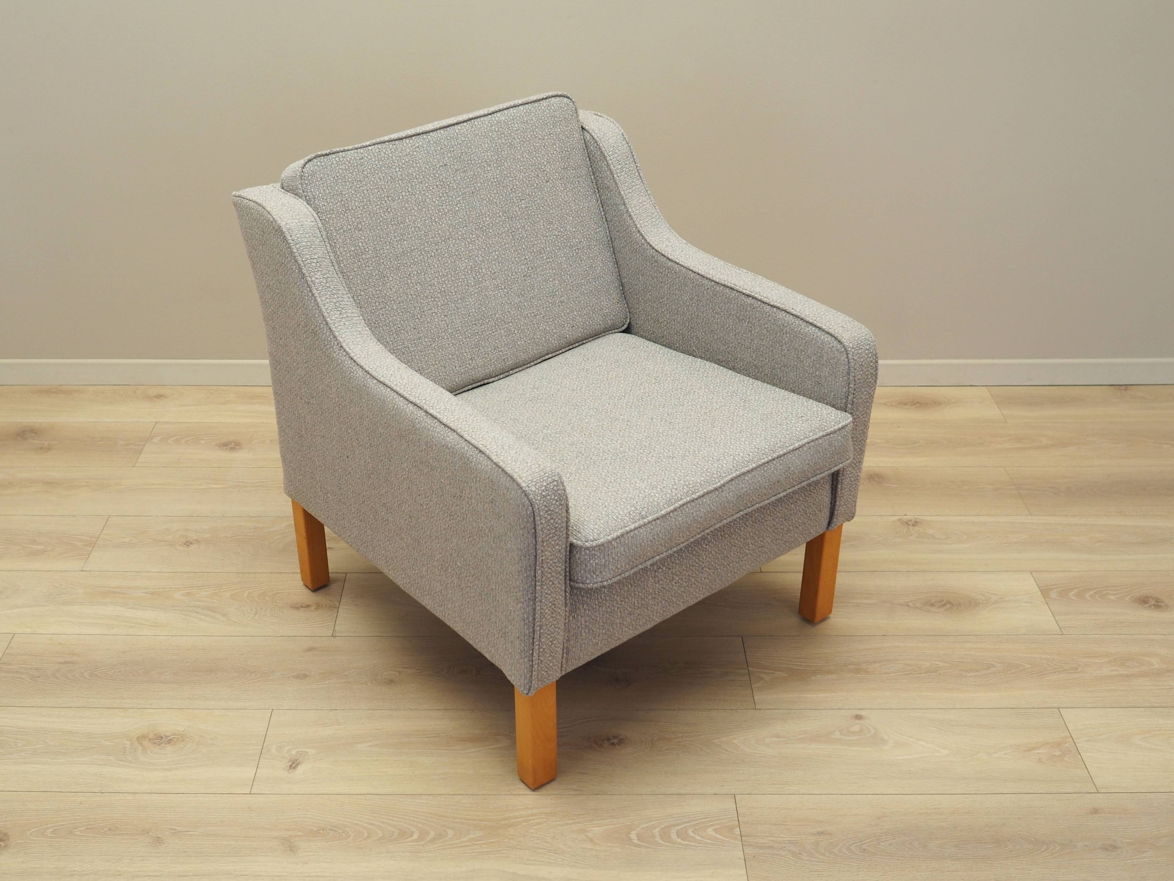 Beech armchair, Danish design, 1970s, production: Denmark
