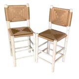 2 handmade craft stools 100cmx30cmx30cm