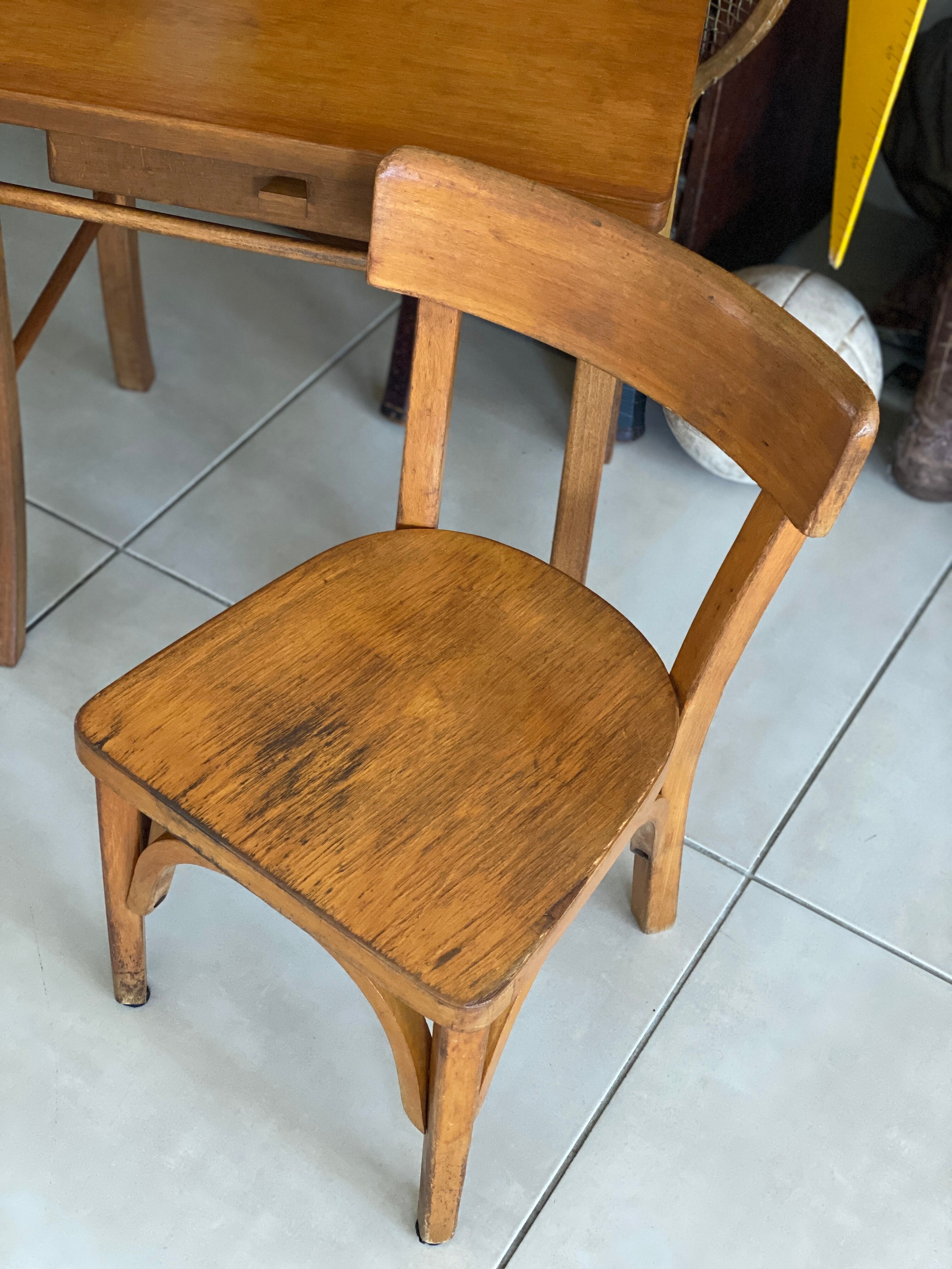 Ensemble bureau et chaise enfant Baumann