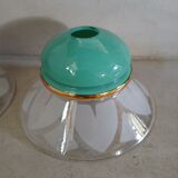 4 Art Deco glass pendant lights