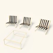 Chaises longues Kho Liang Ie 024 / table basse / Artifort 1962