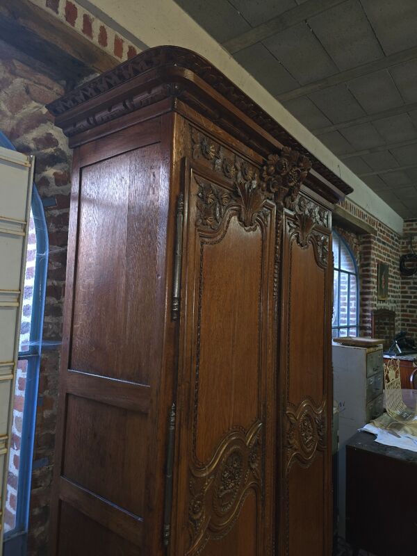Armoire Normande, armoire de mariage en chêne