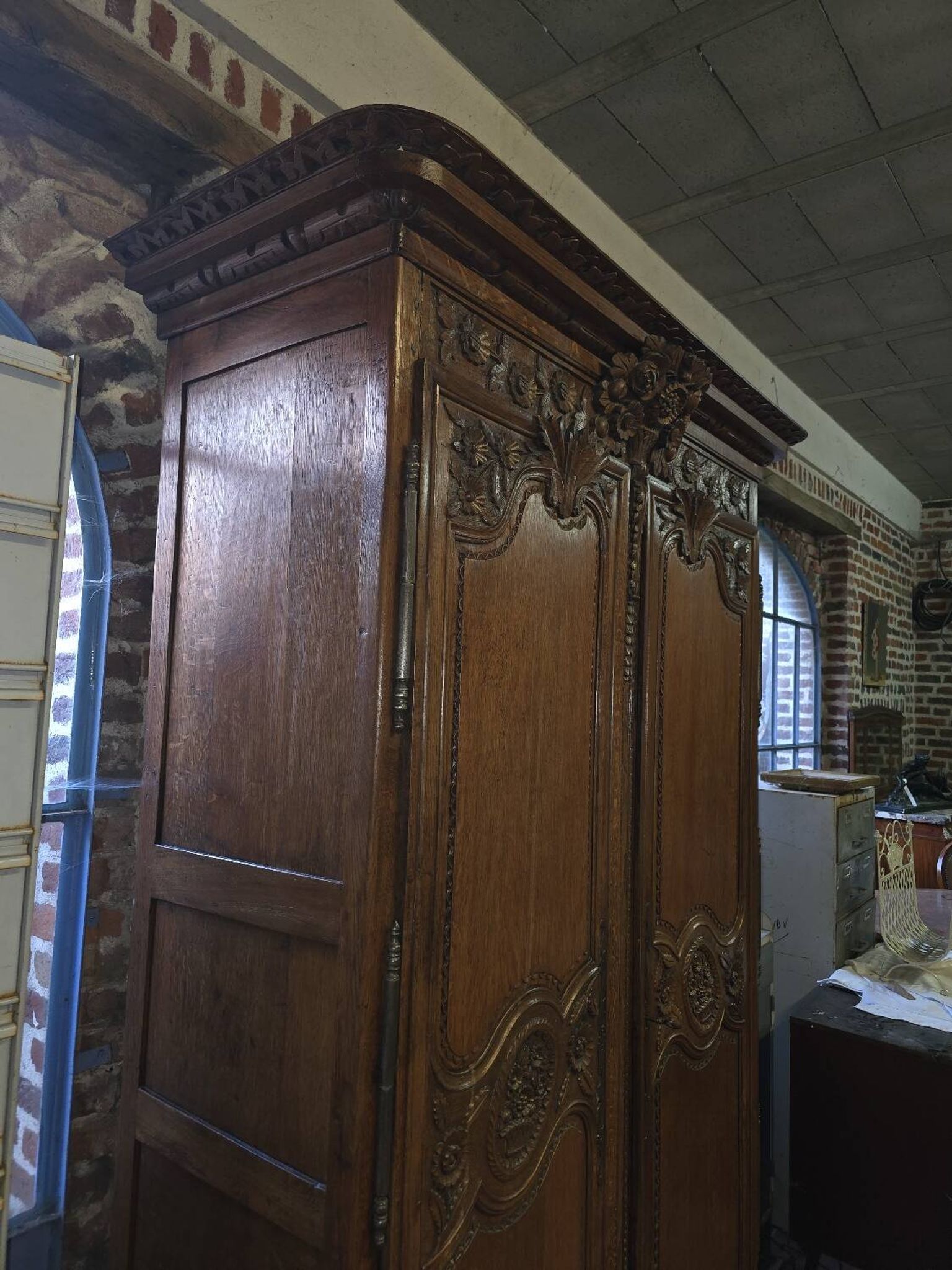 Norman wardrobe, oak wedding wardrobe