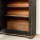 Antique primitive black wood furniture, beautiful original patina from the late 19th century.