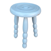 Blue-grey tripod stool