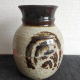 Vase en grès émaillé années 60/70