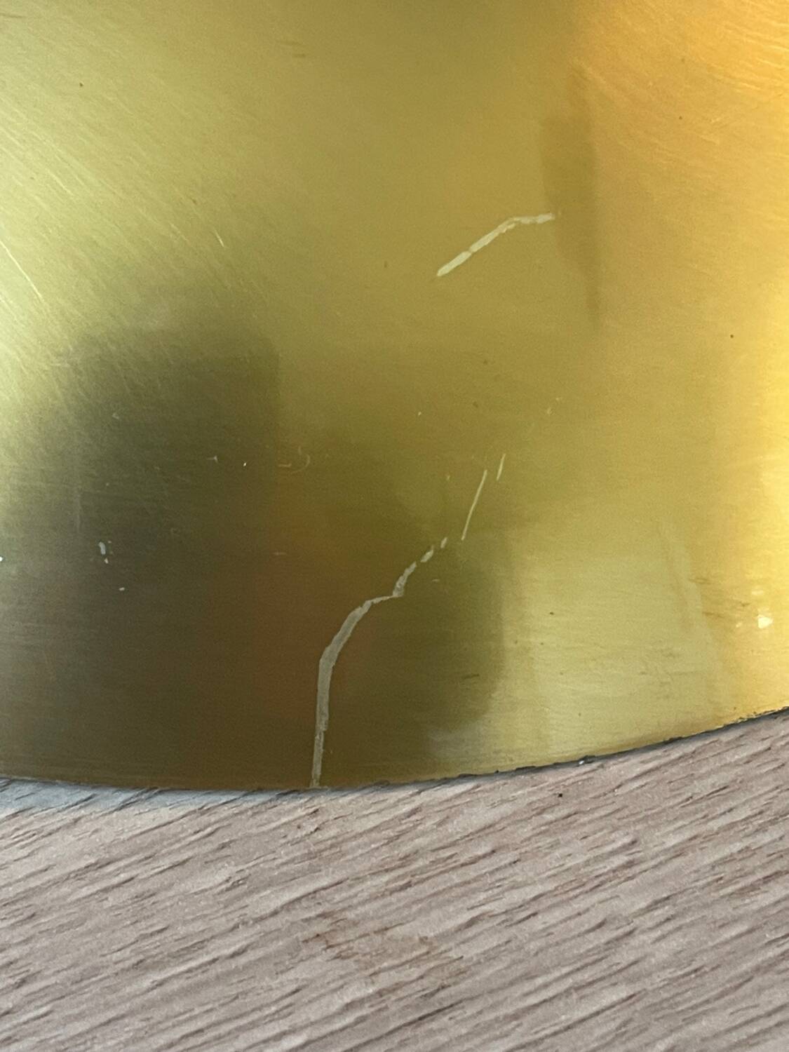 Relux Milano brass lamp with dimmer