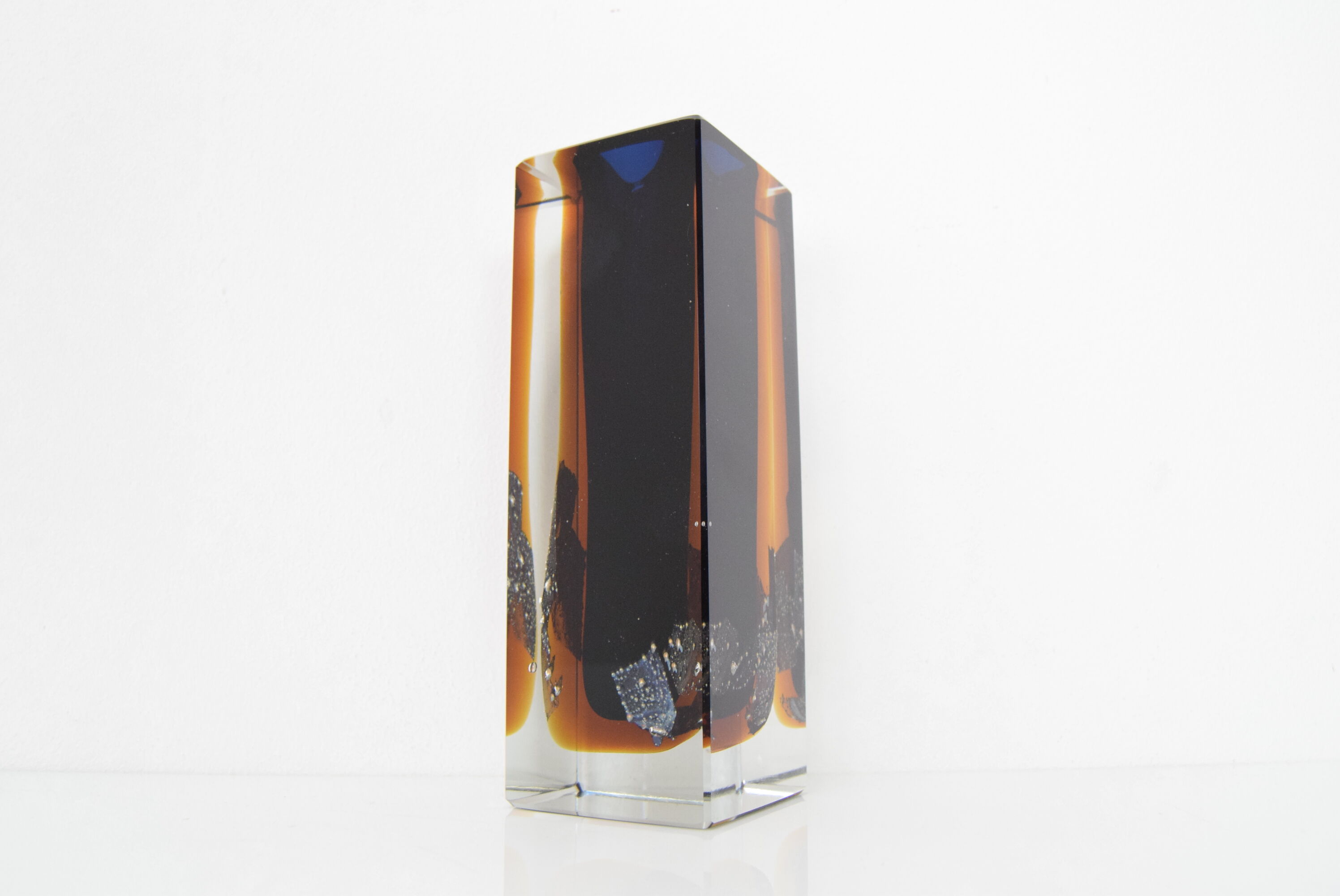 Cut Vase,designed by Pavel Hlava,"Night sky",1950's