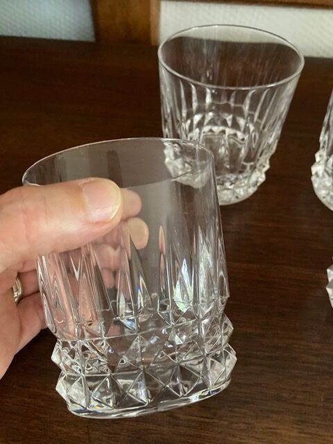 Lot of whisky glasses