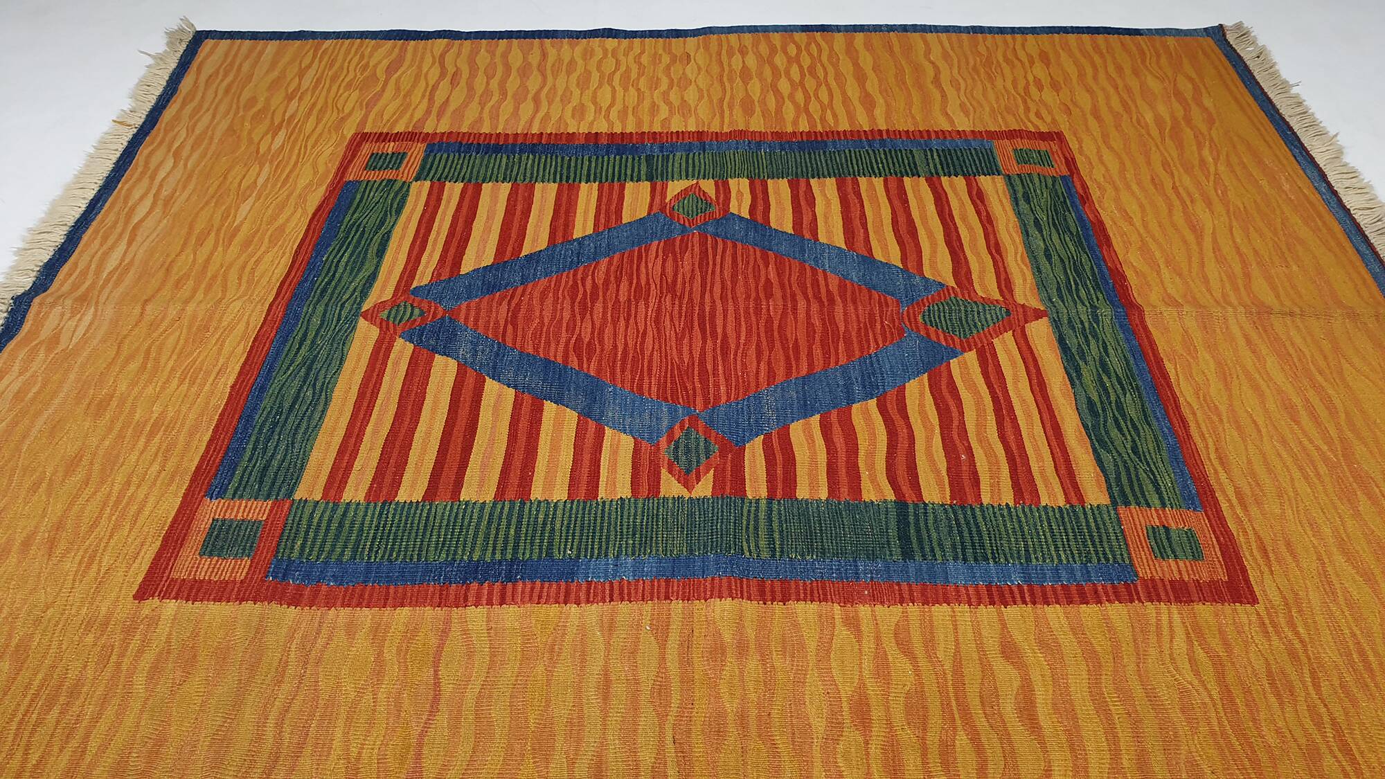 Turkish kilim rug, 211x179 cm, MYK-812