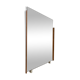Miroir vintage avec accent bois 70 x 100cm