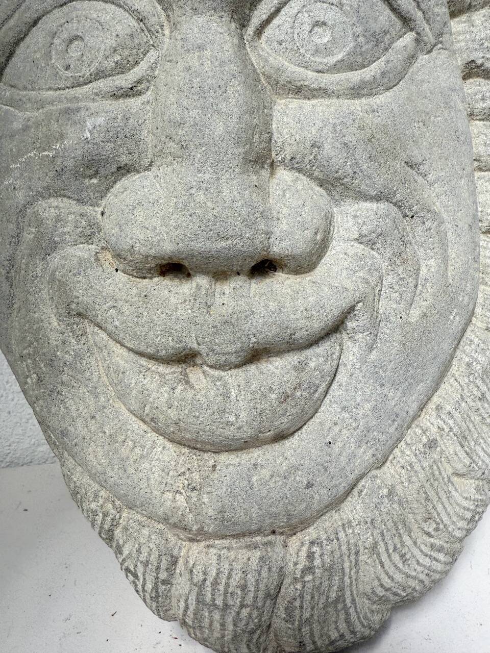 Stone sculpture 1950 face