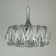 mid century PENDANT LIGHT with 24 acrylic elements 1960s 1970s space age