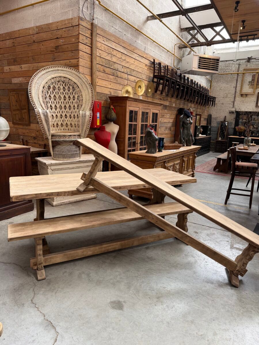 Monastery table and its 2 benches