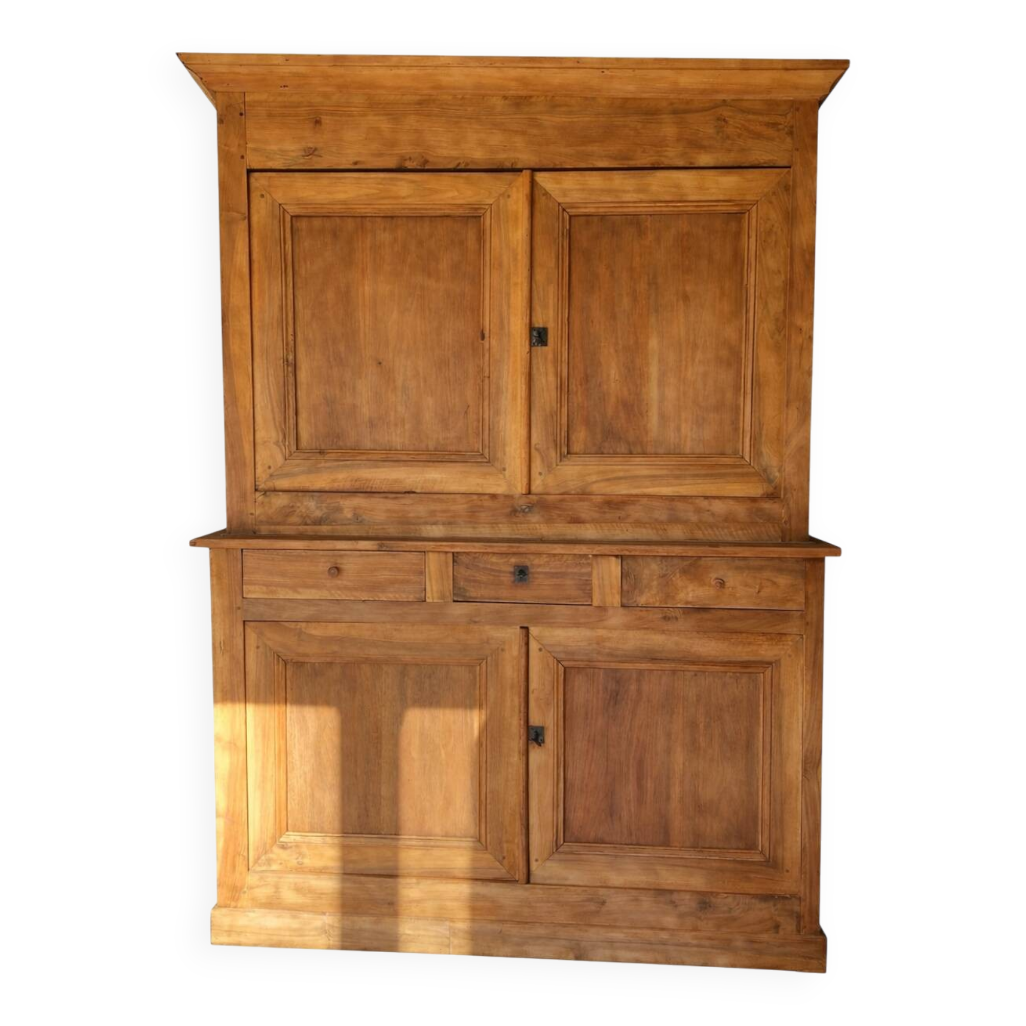 Raw solid walnut buffet