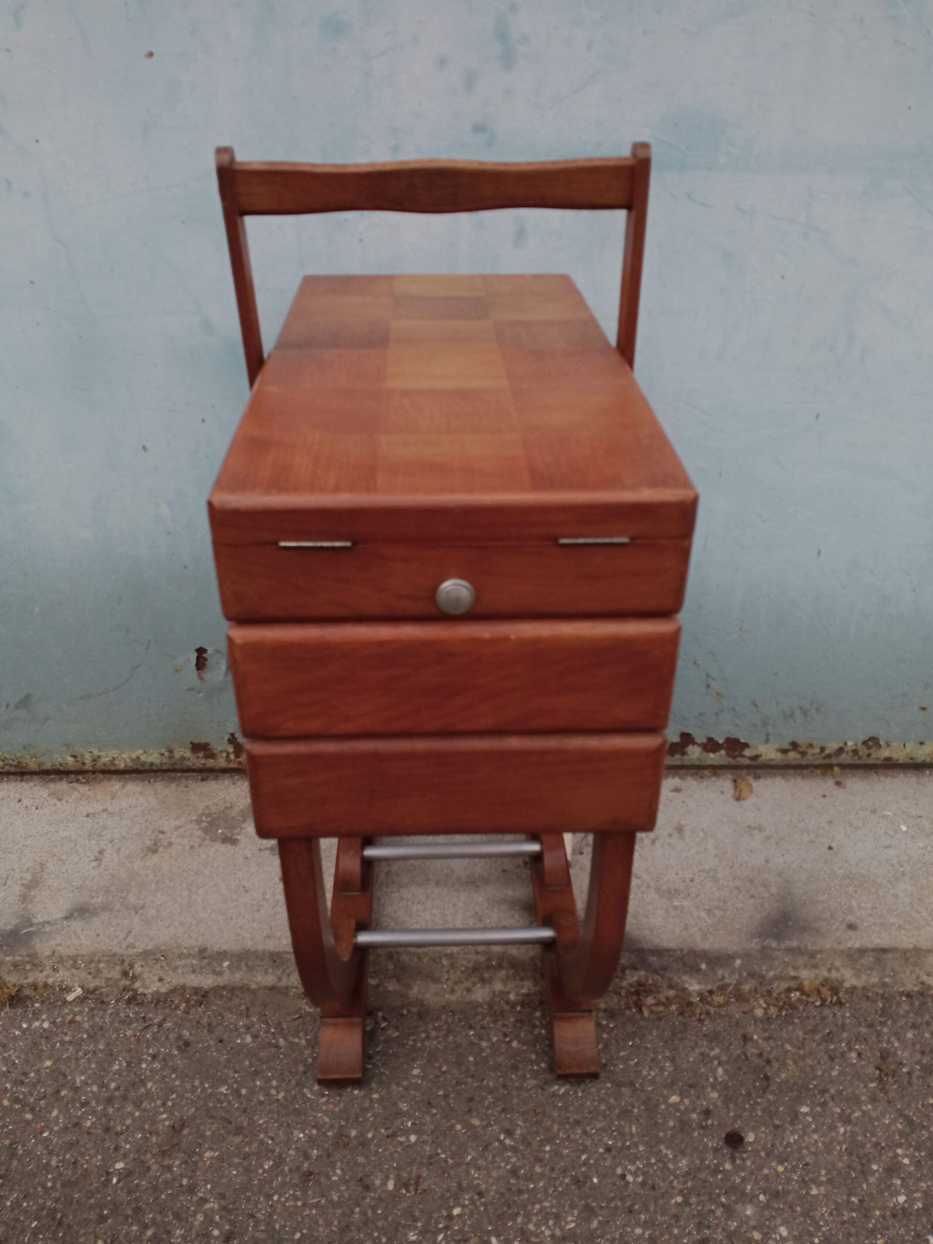 Travailleuse meuble a couture vintage