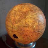 J.Forest illuminated terrestrial globe mid 20th century