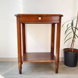 Side table vintage art deco style pedestal table