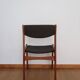 4 chaises vertes danoises estampillées