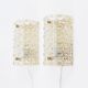 Carl Fagerlund, pair of glass wall lights for Lyfa, Orrefors Sweden, 1960.