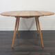 Table à manger ronde avec rallonges pliantes Ercol, années 1960