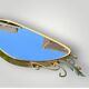 Antique wall mirror in gold metal – Free form –