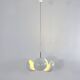 Dafne fiberglass pendant light by Olaf Von Bohr for Valenti, 1970