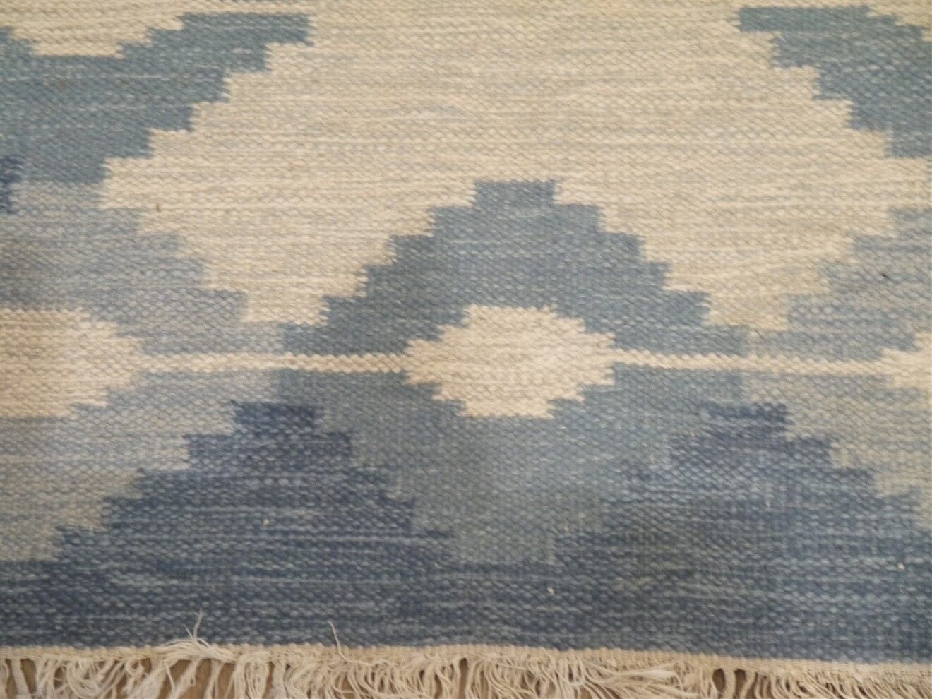 Scandinavian carpet "rollakan" in wool 1960