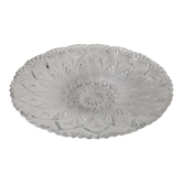 Plat en verre ciselé