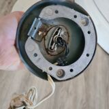 Old white metal lamp 70s works