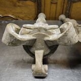 Pair of wooden candlesticks