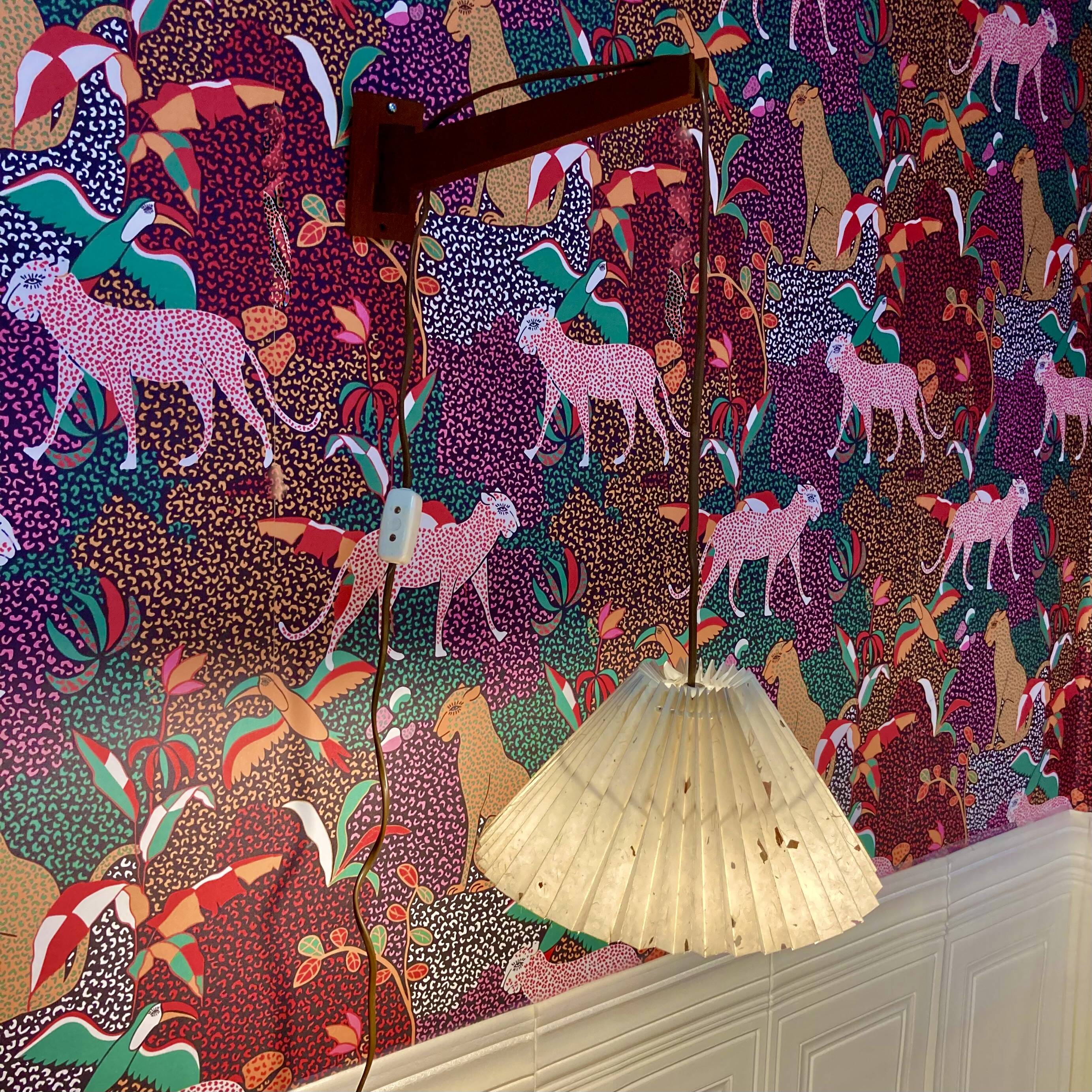 Modular appliqué in Scandinavian design from the 1950s.