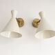 Paire d'appliques Italiennes de design 1950
