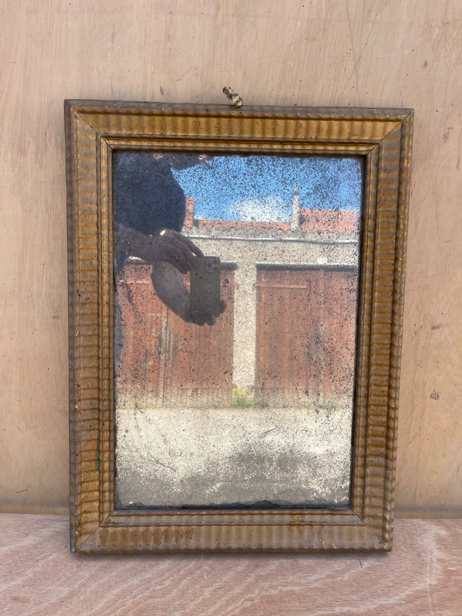 Mirror period louis XVI late eighteenth hau 60 x 44 cm